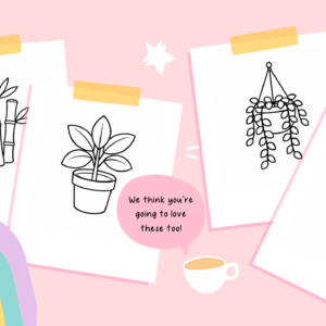 Flowers & Plants Coloring Pages Printable