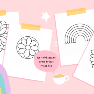 Simple Pattern Coloring Pages Printable