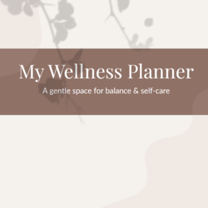 Wellness Planner Self-Care Guide | Editable Canva Template
